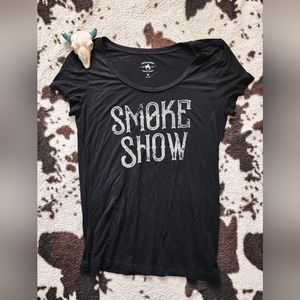 Idyllwind Black 'Smoke Show' Short Sleeve Tee